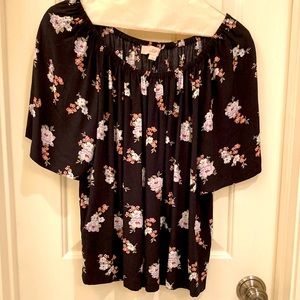 Peasant floral top